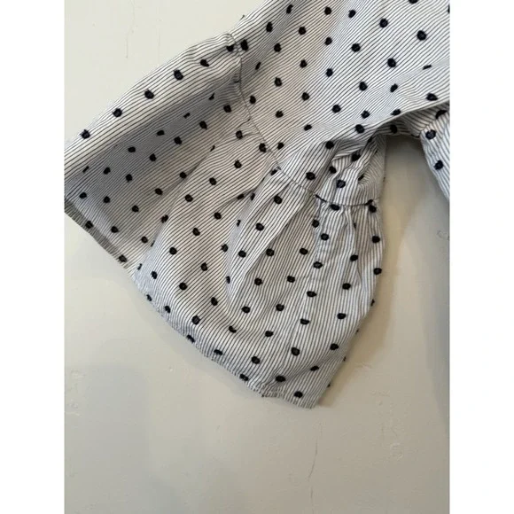 Banana Republic Swiss Dot Off-Shoulder Dress Size S‎ - Picture 2 of 6